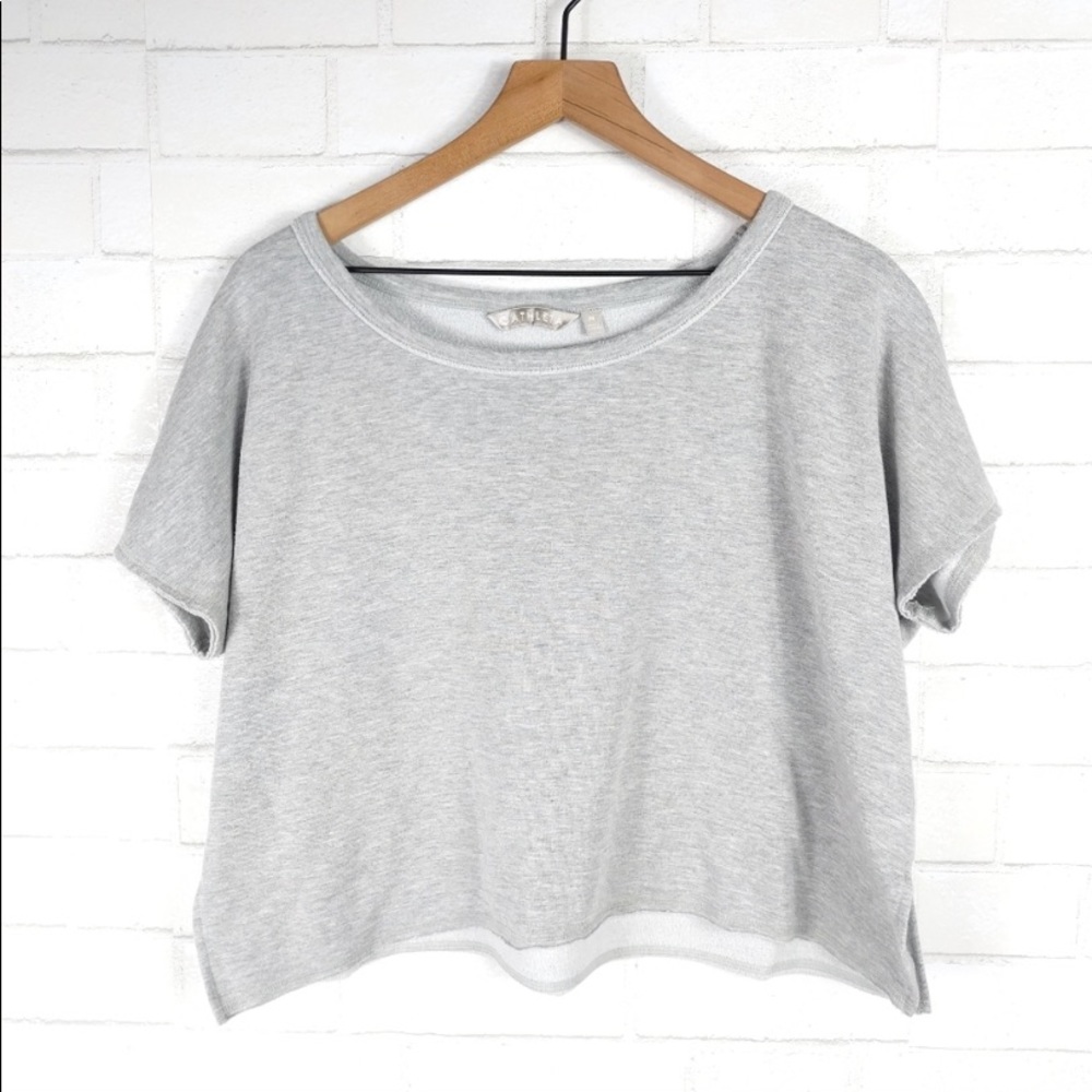 Athleta cropped crew neck